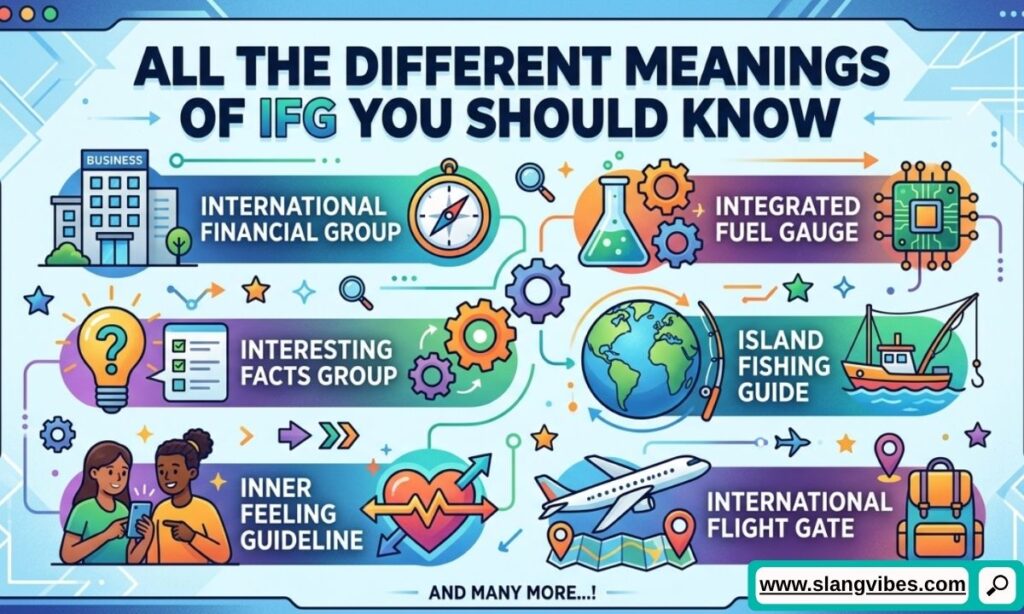 Different meanings of IFG in text messages, social media slang, and online chat abbreviations explained clearly