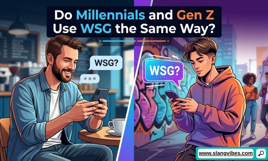 Millennials and Gen Z using WSG differently in text messages, TikTok, Snapchat, and Instagram chats