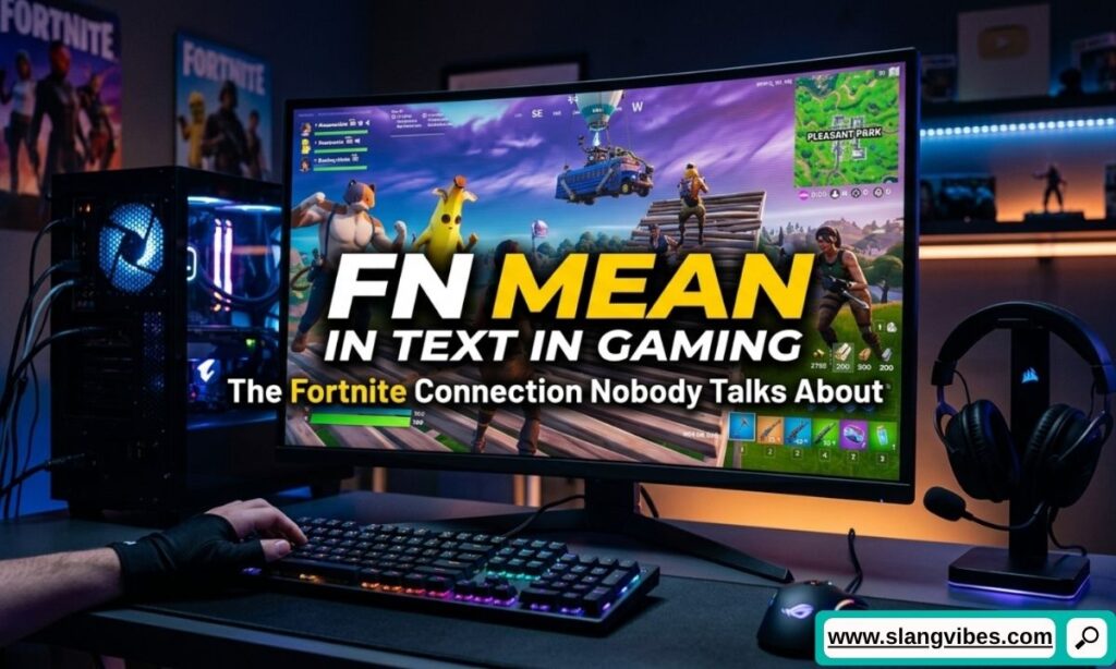 FN Mean in Text in Gaming explained with Fortnite connection, slang usage, and online gaming chat meaning