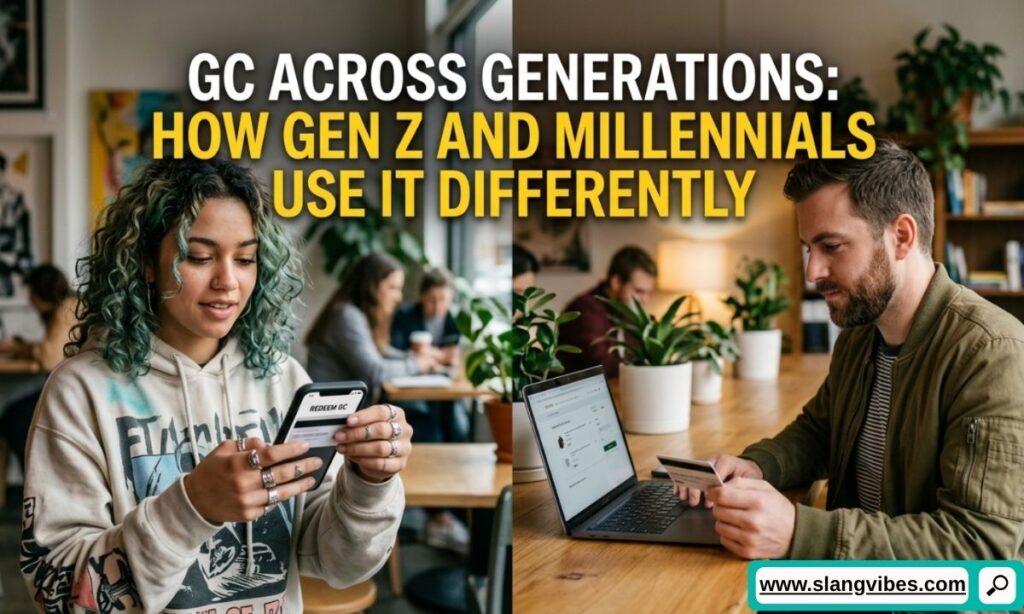 GC Mean in Text explained for Gen Z and Millennials with examples of Group Chat usage across social media (2026)