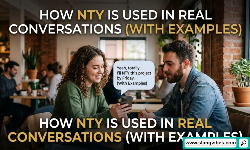 NTY used in real text conversations with examples from chat messages and social media discussions