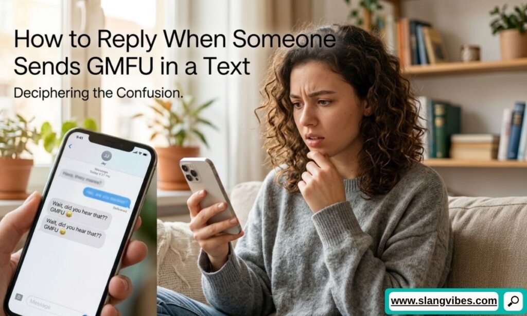 
How to reply when someone sends GMFU in a text showing response examples and tone tips for 2026
