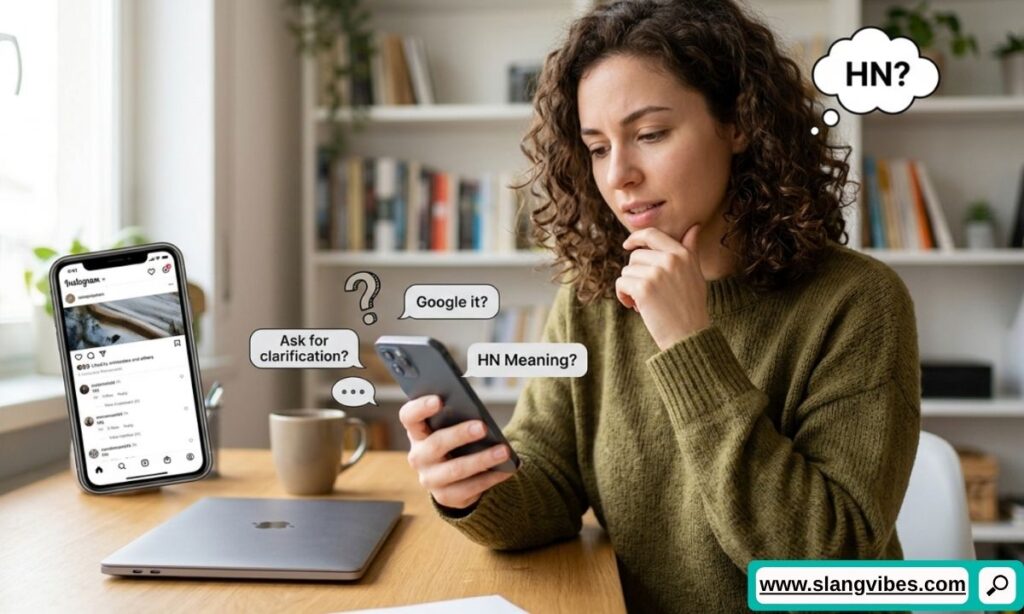 how to reply to HN social media meaning chat responses TikTok Instagram Snapchat slang 2026