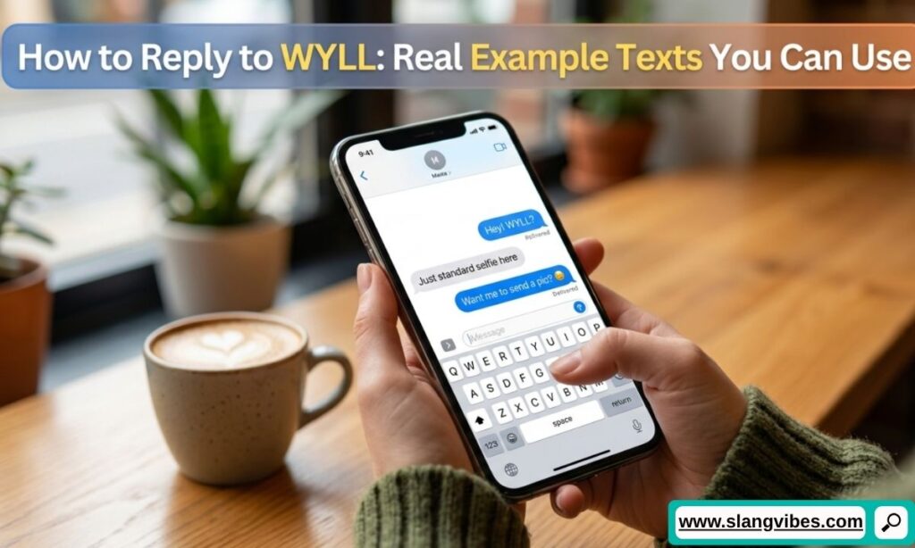 How to reply to WYLL in text messages with real chat examples from Snapchat and TikTok