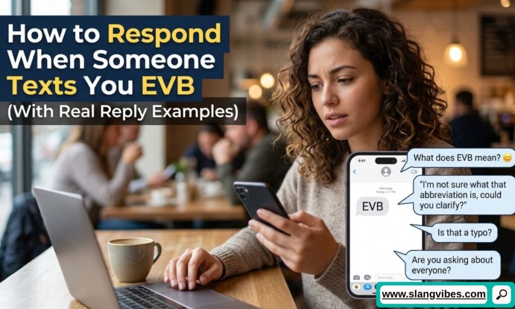 How to respond when someone texts you EVB with real message examples and social media conversation replies