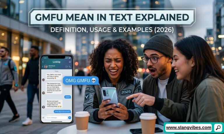 GMFU used in real text conversations showing examples of meaning, tone and context in 2026 chats