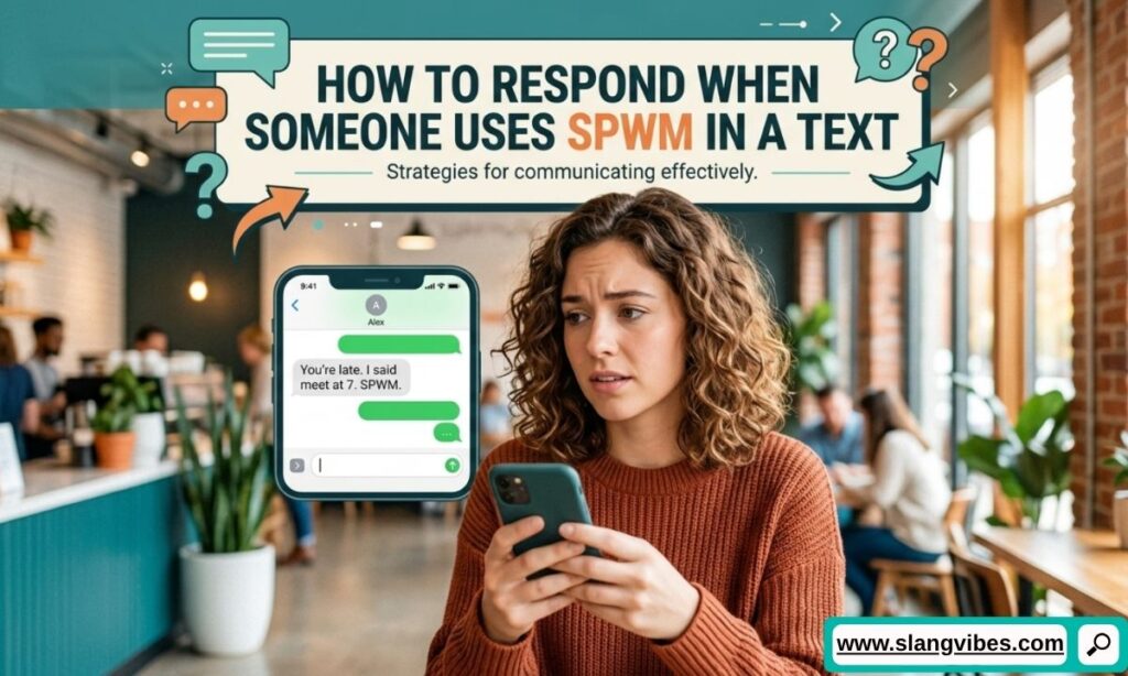 How to respond to SPWM in a text message with chat examples, texting replies, and social media conversation tips