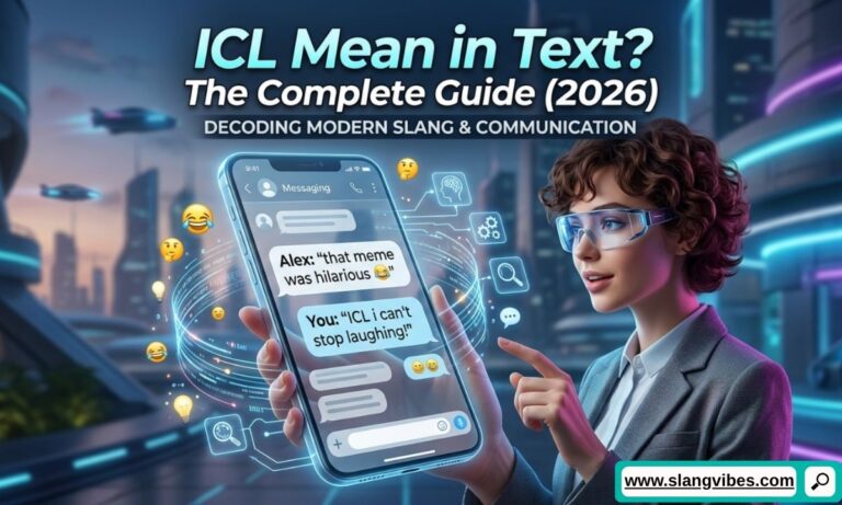ICL Mean in Text explained with chat examples, texting slang, and social media meanings for TikTok, Snapchat, and WhatsApp.