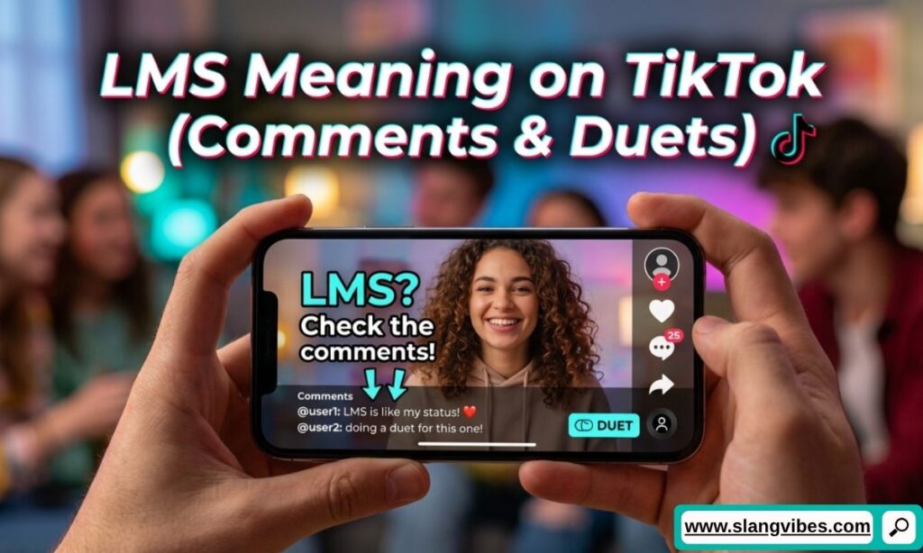 LMS meaning on TikTok comments and duets explained with social media slang examples in 2026