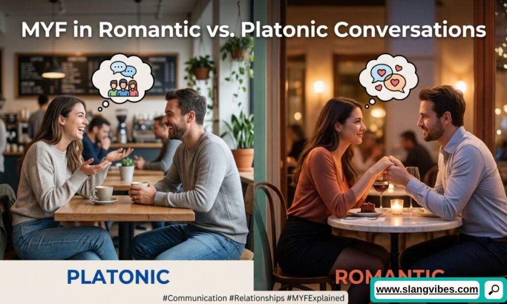 MYF meaning in romantic and platonic conversations with texting examples and relationship chat messages