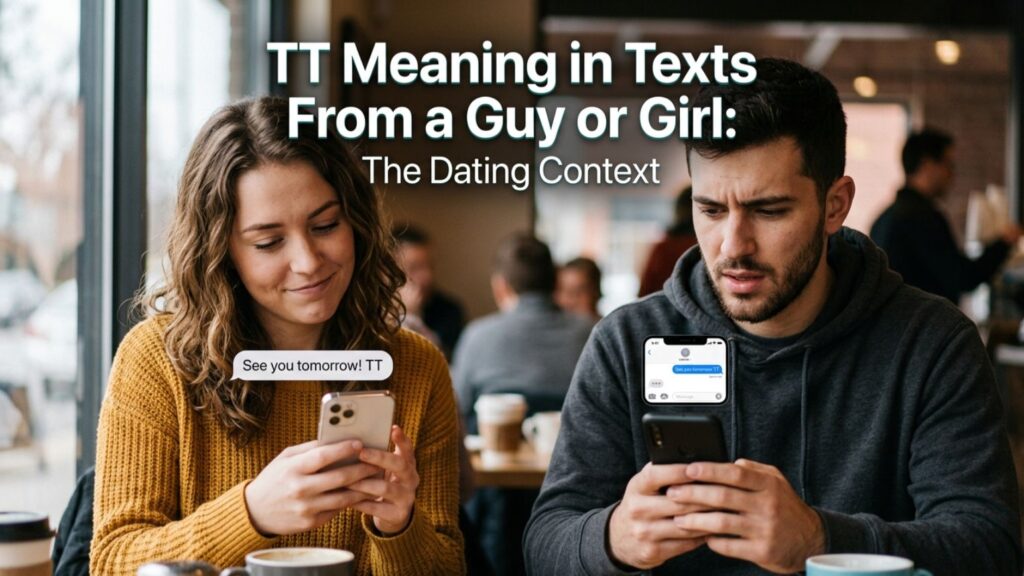 TT meaning in texts from a guy or girl explained in dating and online chat conversations