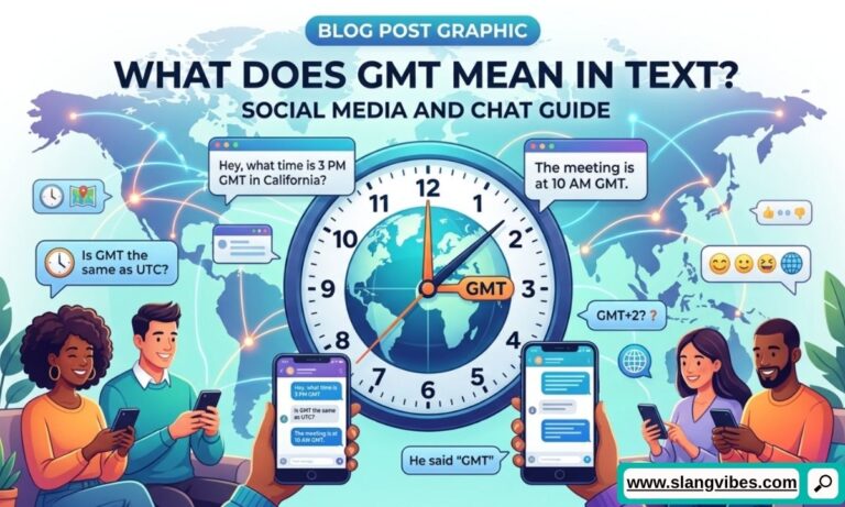 What Does GMT Mean in Text on social media chats with messaging app conversation examples