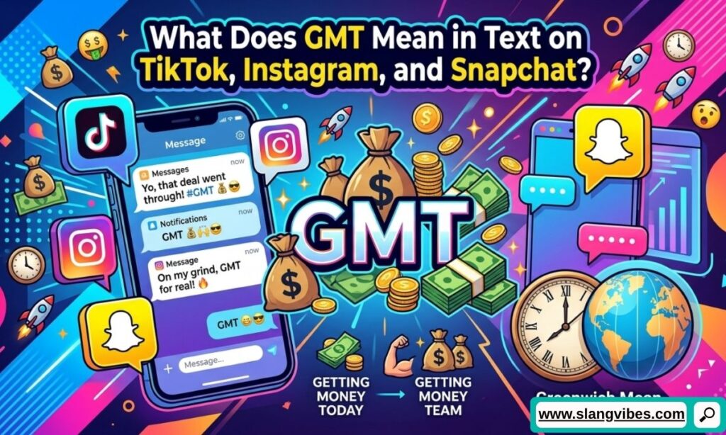 What Does GMT Mean in Text on TikTok Instagram and Snapchat with social media messaging examples