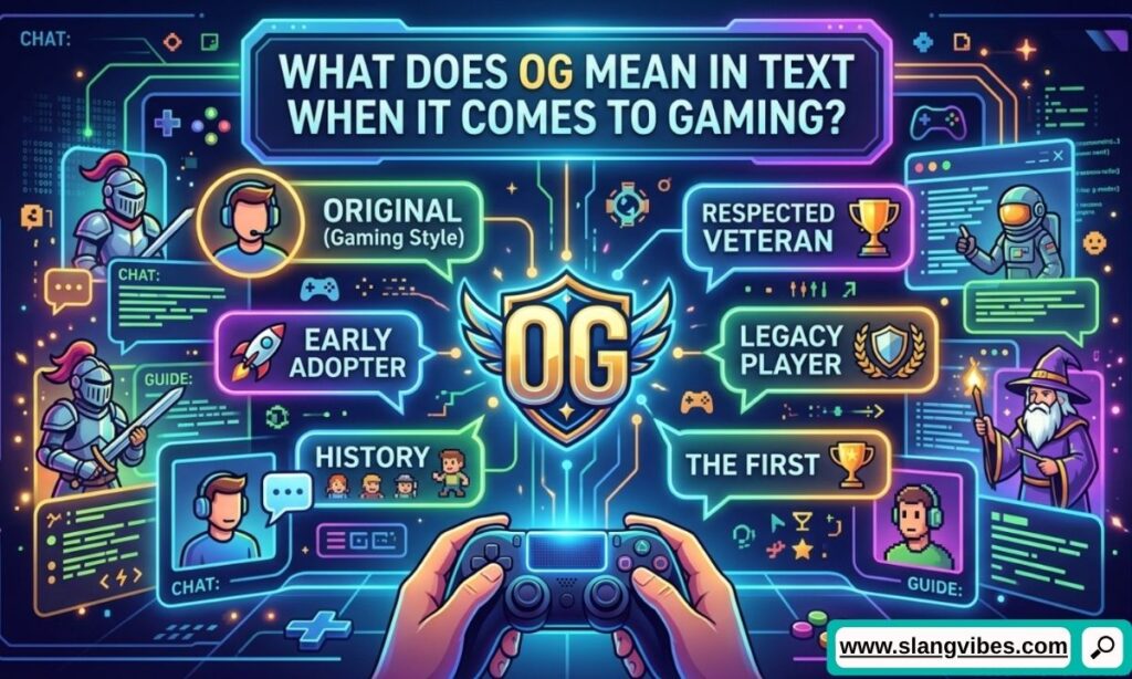 OG meaning in gaming explained with in-game chat examples showing how players use OG in text conversations.