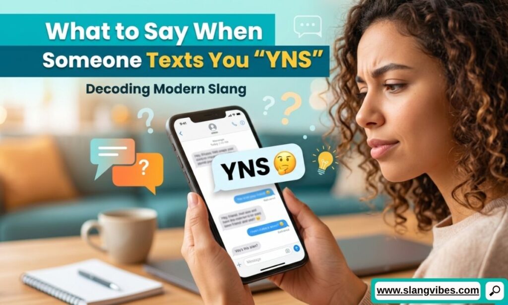 How to respond when someone texts YNS with chat reply examples