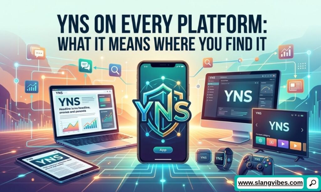 YNS meaning across social media platforms and text messaging explained visually