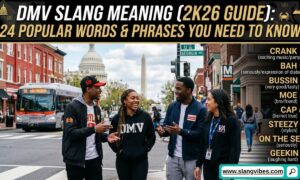 DMV slang meaning guide showing popular DC, Maryland, and Virginia slang words with modern Gen Z expressions.