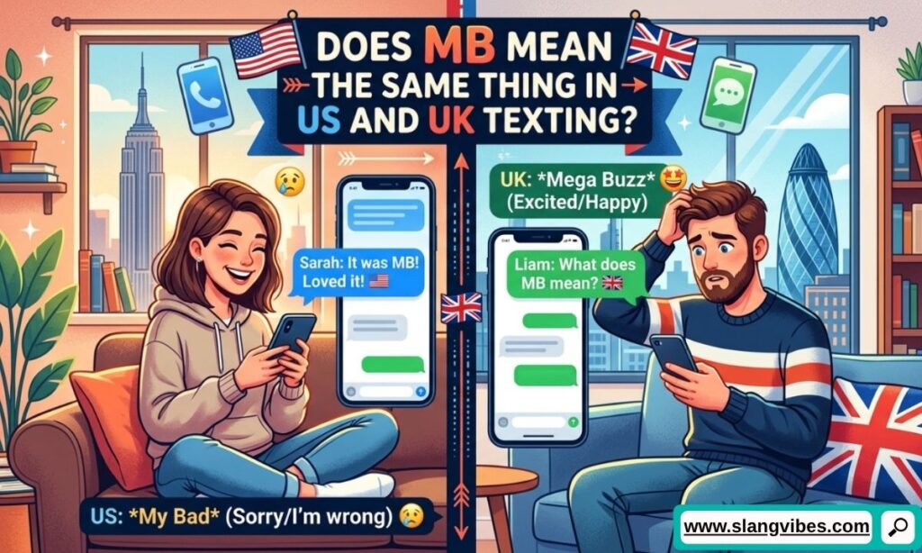 Does MB mean the same in US and UK texting? Compare MB meaning, slang usage, and social media examples across both regions.