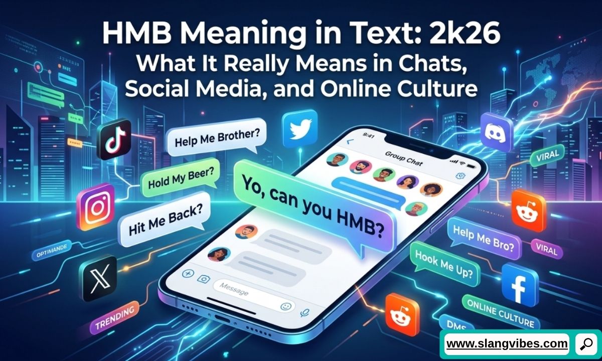 HMB meaning in text explained with chat messages, social media slang, and texting abbreviation examples (2K26)