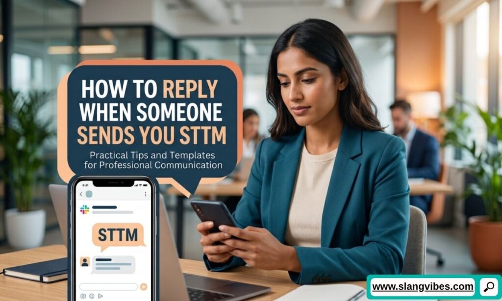 How to reply to STTM in text messages with chat examples, texting slang, and social media conversations
