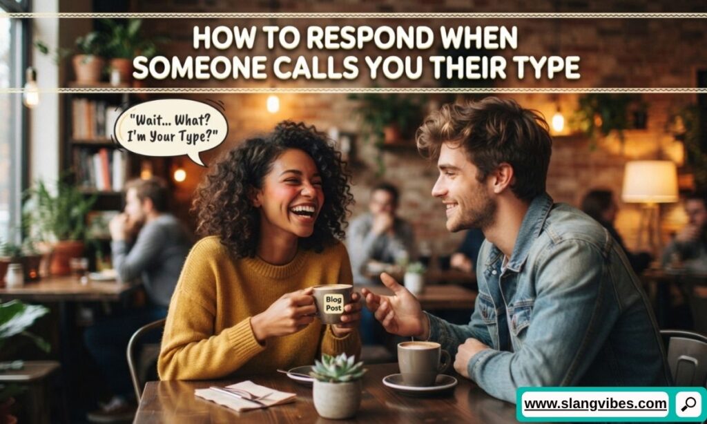 How to respond when someone calls you their type with flirty, friendly, and confident text reply examples.