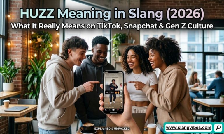 Huzz meaning in slang explained with TikTok, Snapchat, and Gen Z chat examples (2026 guide)