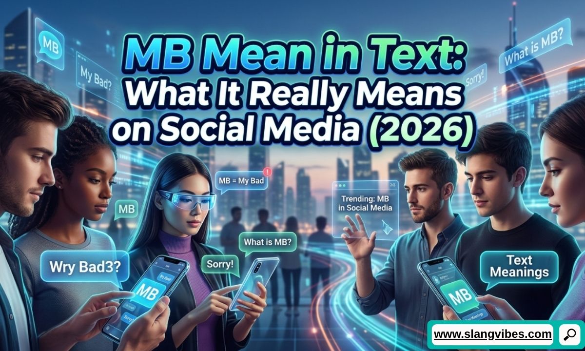 MB Mean in Text explained with My Bad meaning, social media chat examples, and texting slang used on TikTok and Instagram.