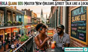 NOLA slang guide with popular New Orleans street talk, local phrases, Cajun expressions, and Louisiana vocabulary