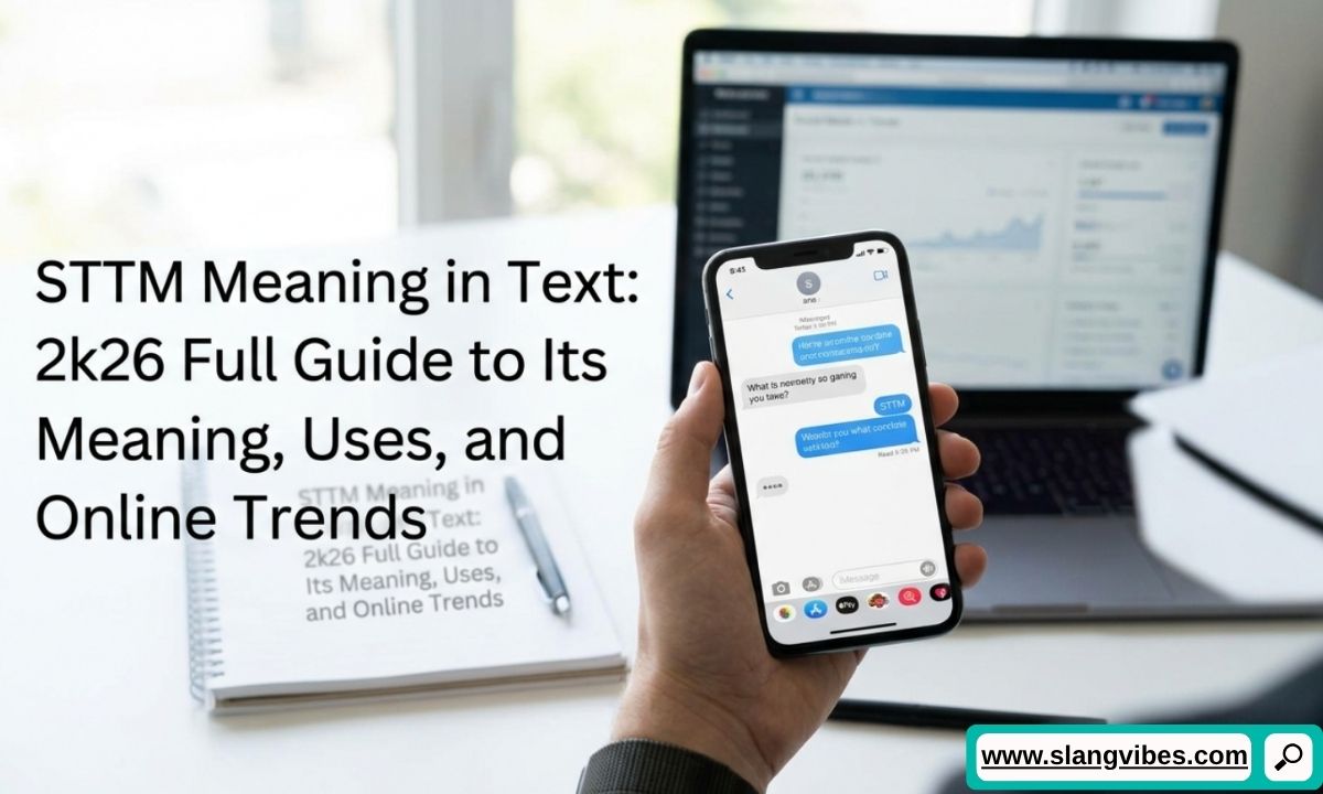 STTM meaning in text explained with chat messages, social media abbreviations, texting slang, and online conversation examples