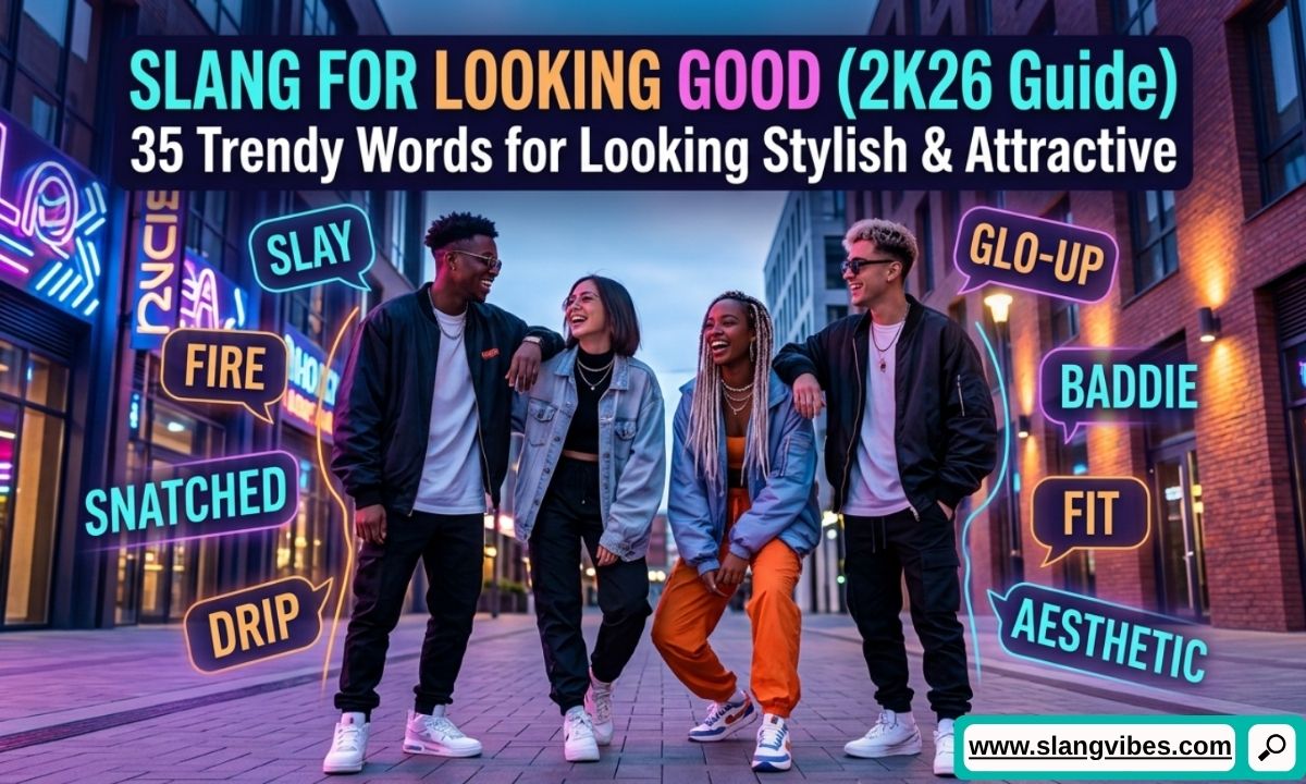Slang for looking good with trendy Gen Z expressions for stylish, attractive, and fashionable compliments in 2K26