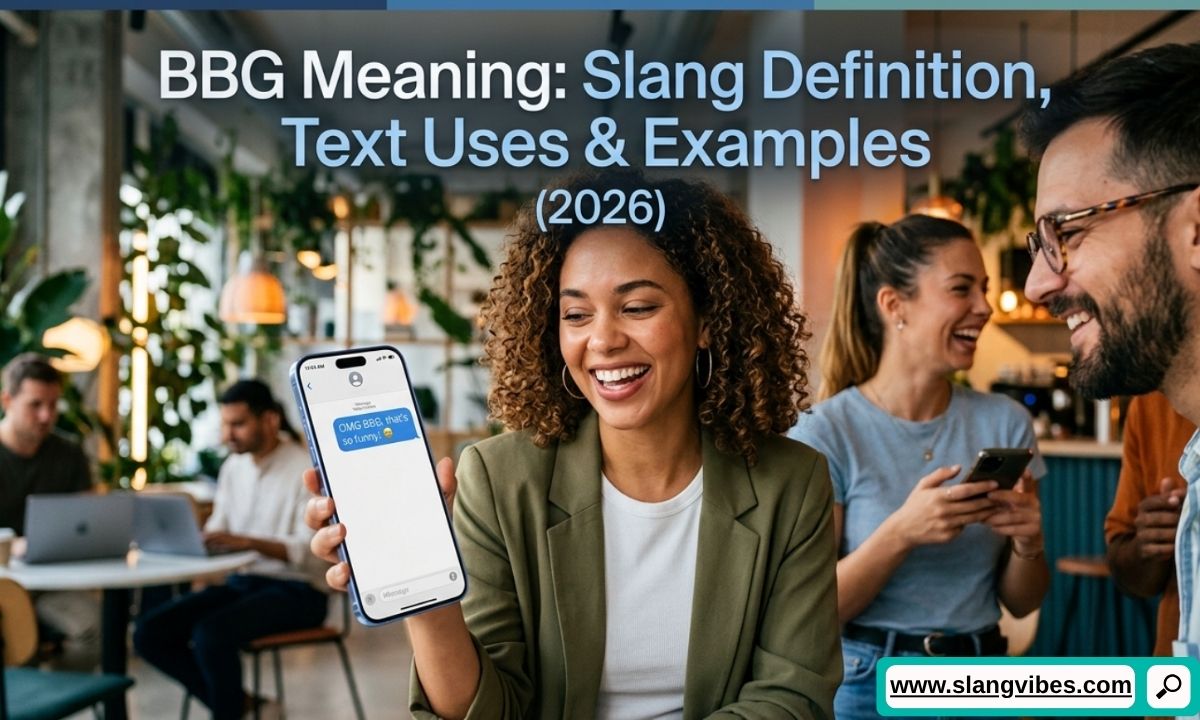 BBG meaning in slang explained with text message examples and common uses in 2026