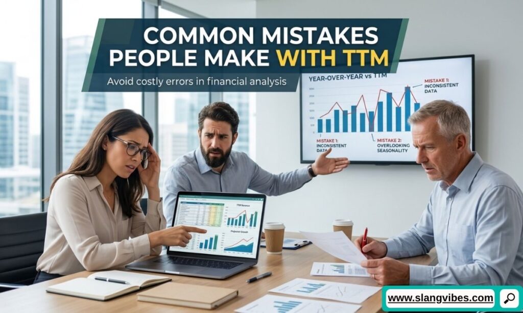 Common mistakes people make with TTM in texting, chats, and social media with correct slang usage examples