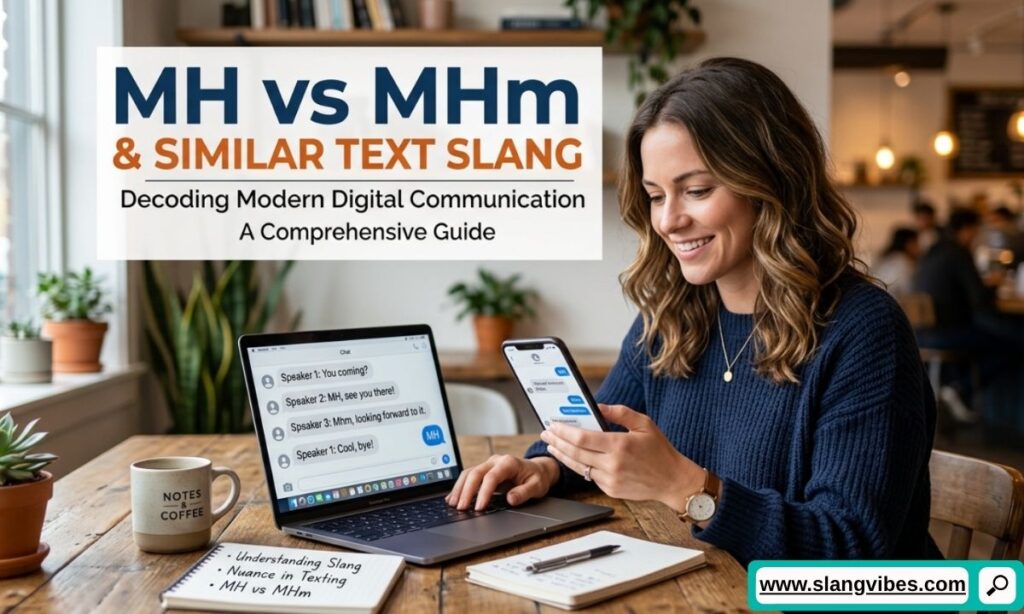 MH vs Mhm and similar text slang comparison with meanings, chat examples, and social media abbreviations explained.