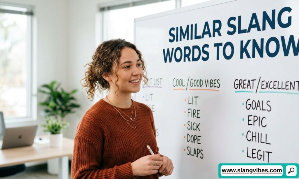 Similar slang words to FEIN with meanings, definitions, and modern texting examples