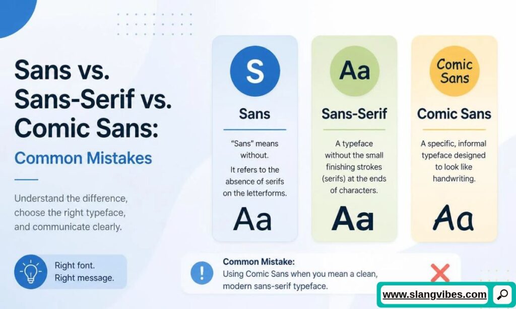 Sans Meaning in Text Explained: Slang & Examples