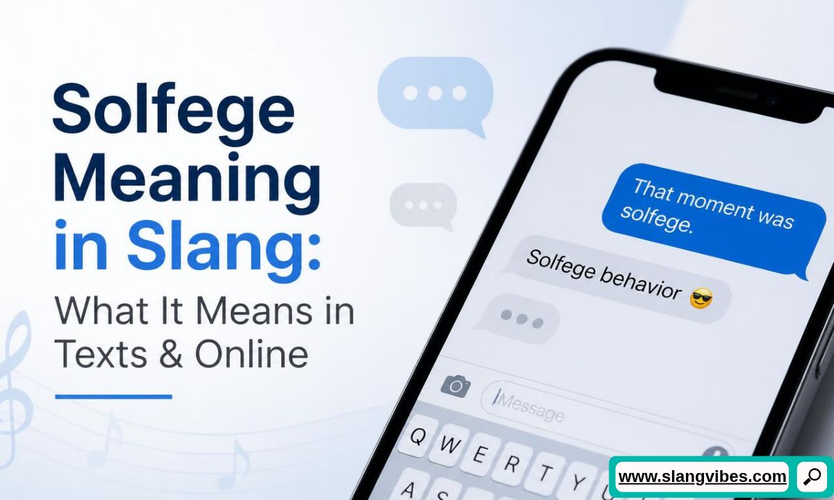 Smartphone screen displaying text messages with the word solfege next to subtle musical note graphics.